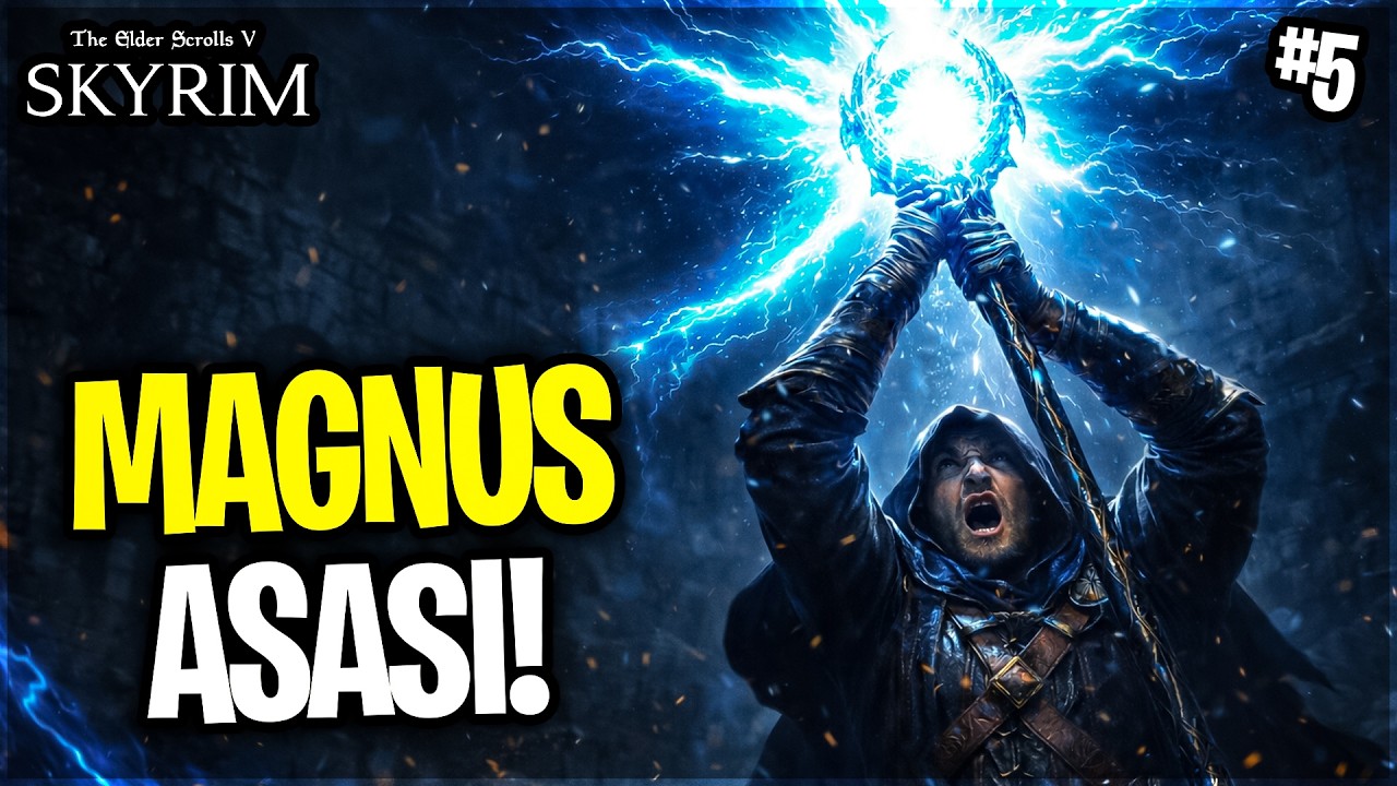 Magnus Asası İçin En Zor Dungeon’a Girdik! - Skyrim Efsanevi Zorlukta Büyücü!