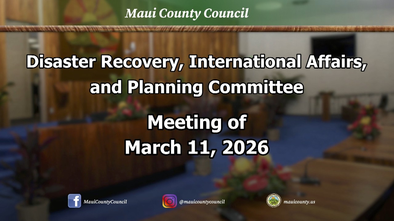 DRIP Committee Meeting of March 11, 2026