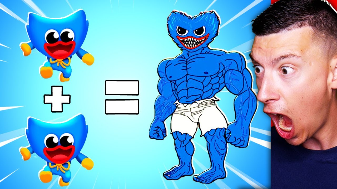 LES MEILLEURES MUTATIONS DE HUGGY WUGGY !! (Merge Monster: Huggy Evolution)