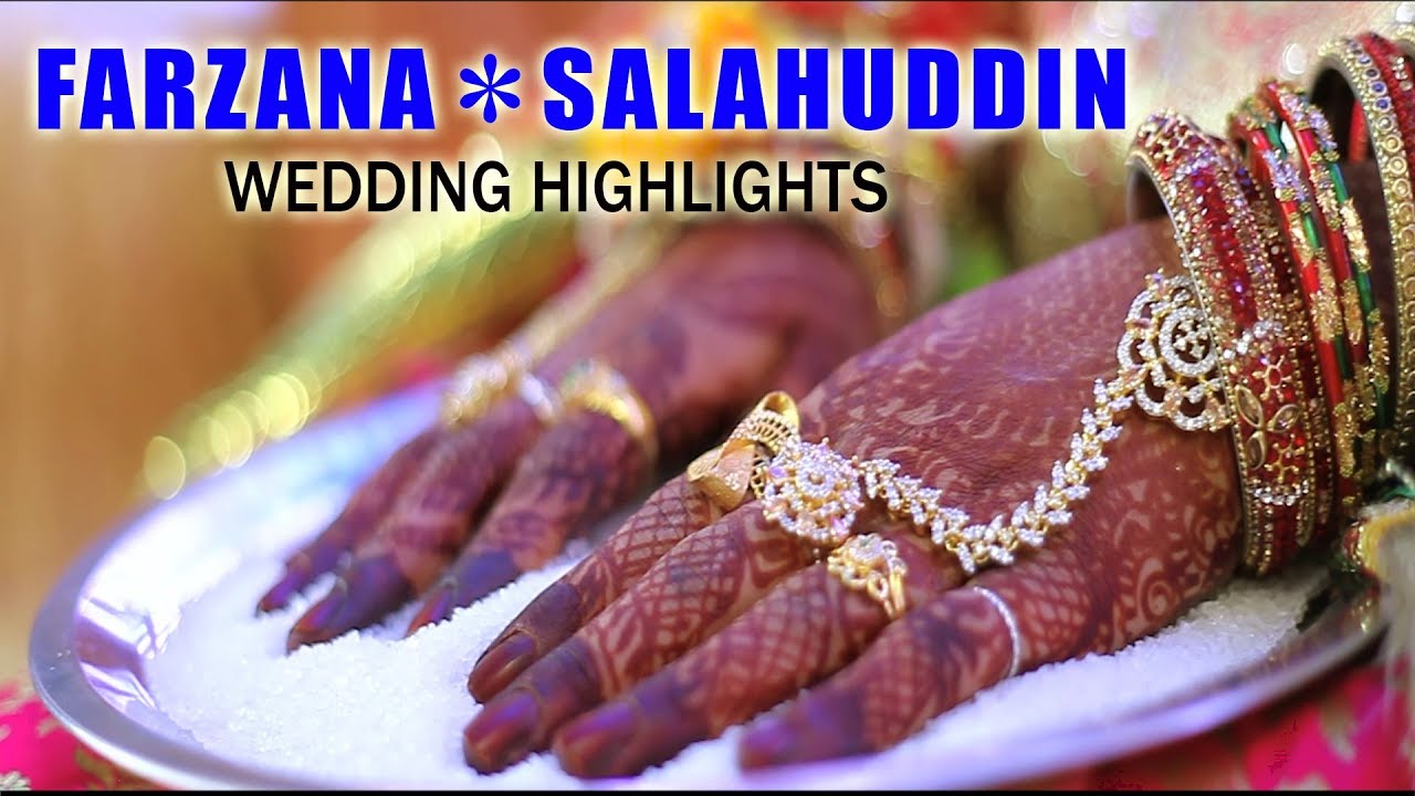 Muslim Wedding in Bangalore - Farzana & Salahuddin