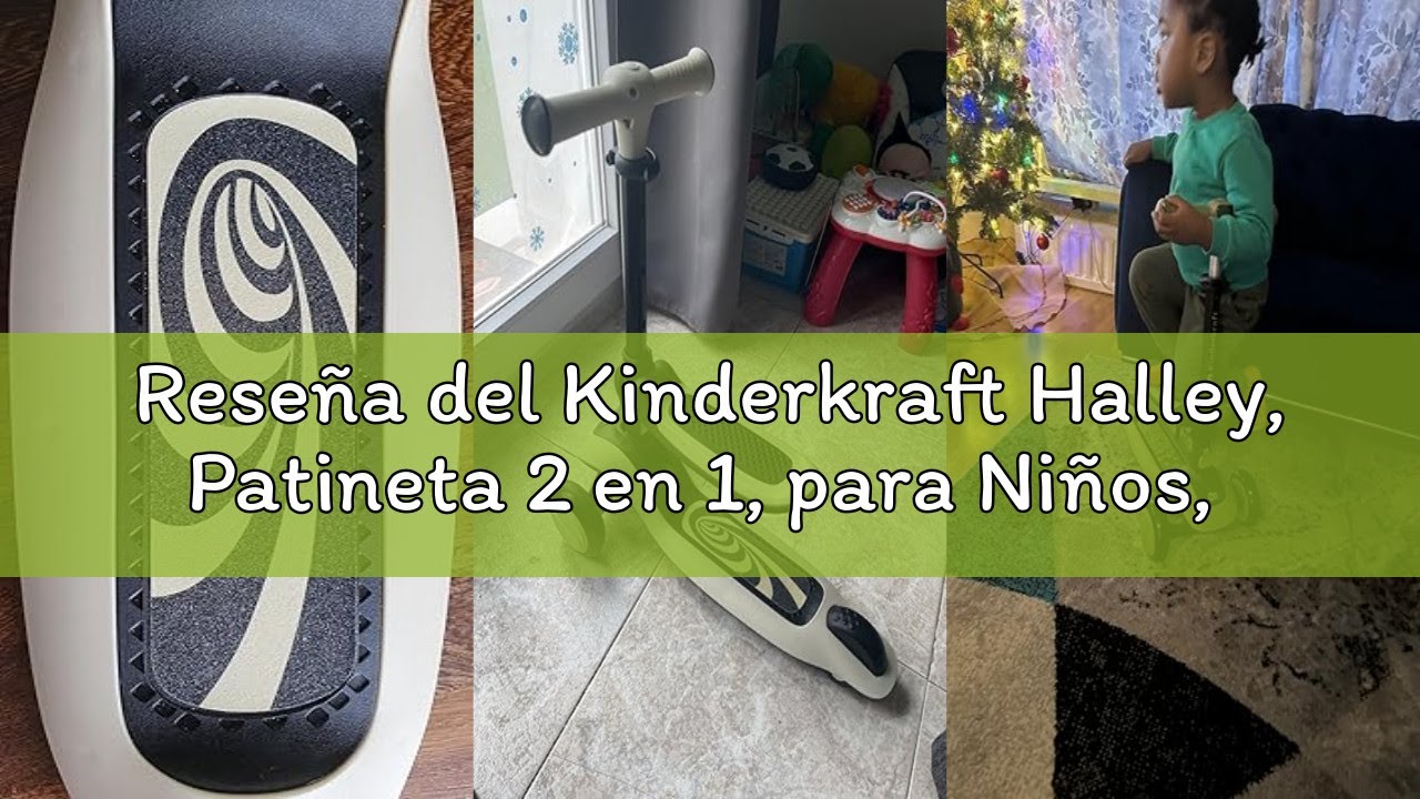 Reseña del Kinderkraft Halley, Patineta 2 en 1, para Niños, Ajustable, Draisienne, Triciclo, Multifu