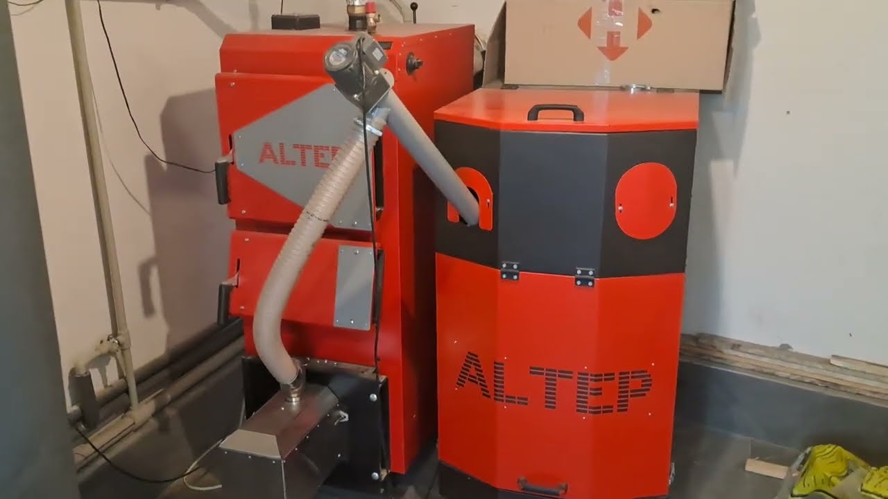 Работа пеллетного котла Altep Duo Uni Pellet