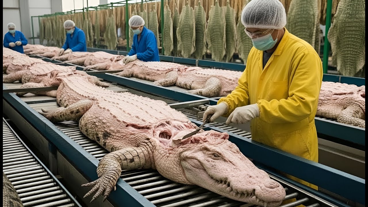 Inside the World’s Most Expensive Leather 😱 | How Crocodile Leather Is Made