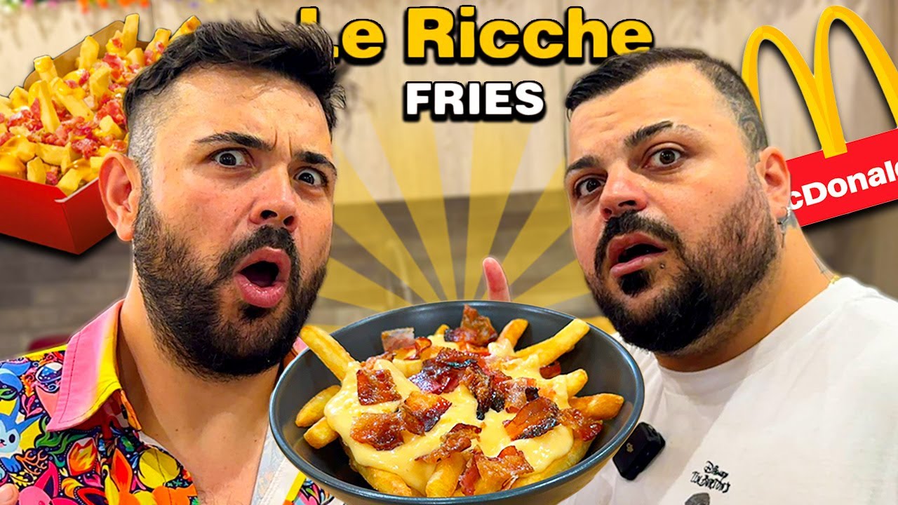 Ricche fries del MC Donald FATTE IN CASA con BACON Caramellato