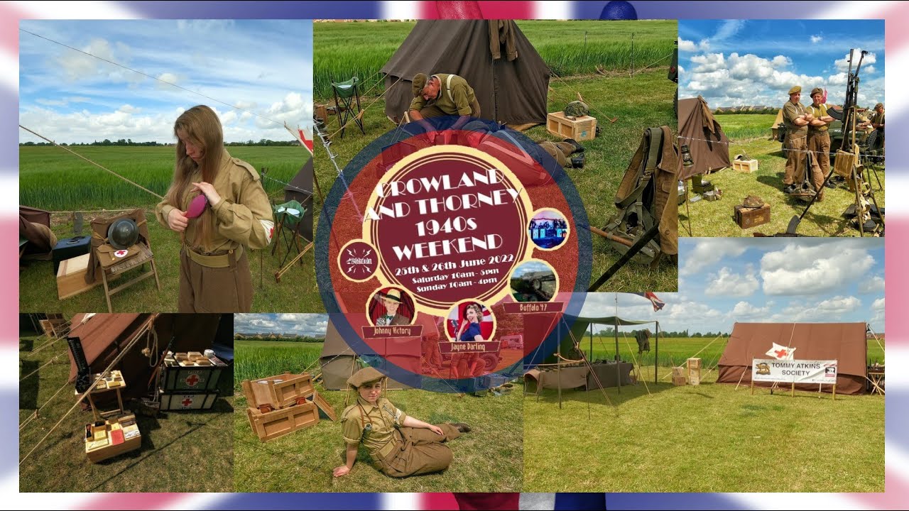 Crowland and Thorny 1940s weekend 2022 photos!