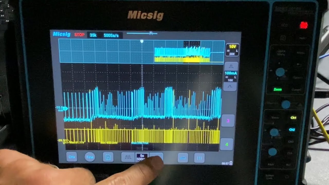 Micsig SATO1004 Injector Waveform