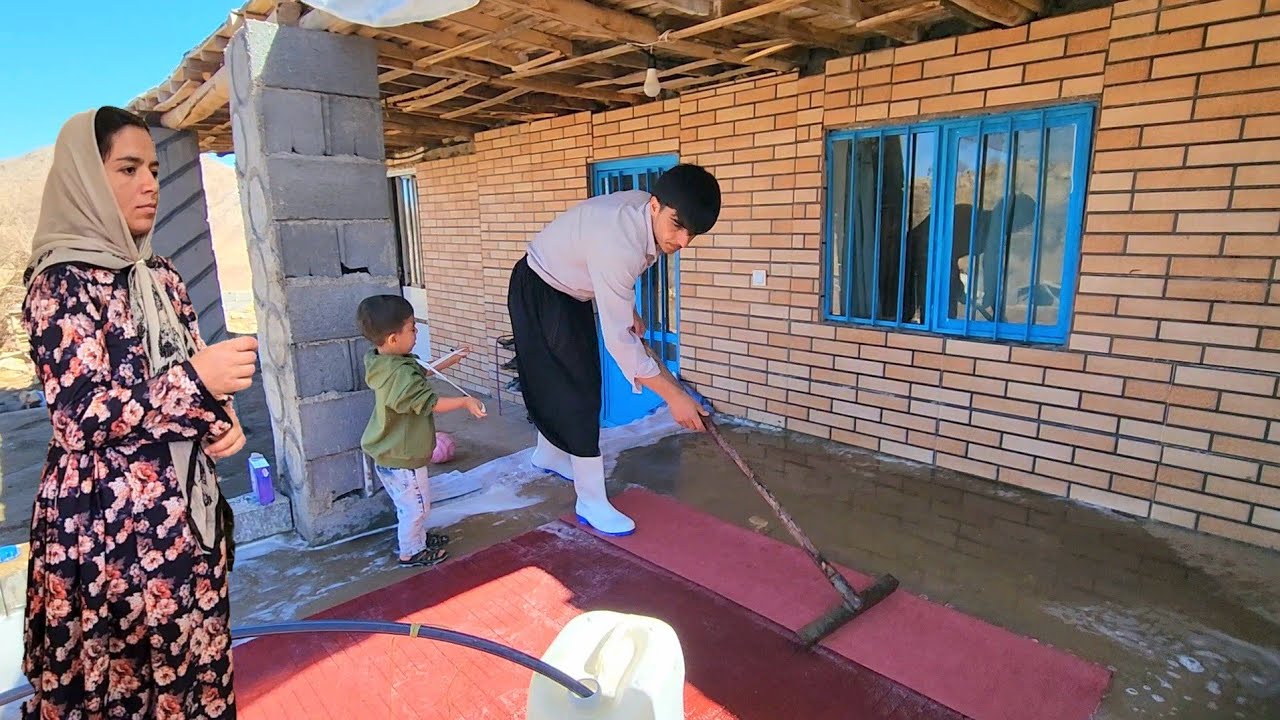 🧼✨ New room carpet cleaning and 🎨 barn pattern painting by Abu 🏠🖌️