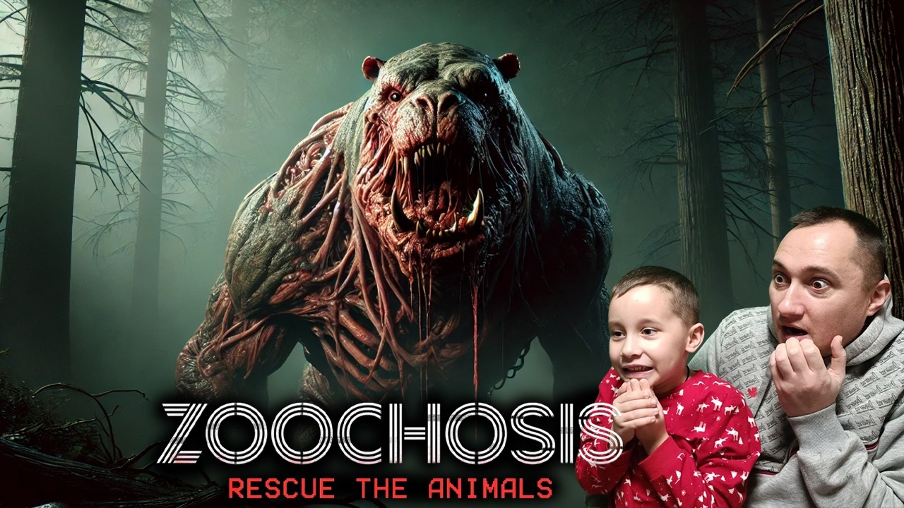 Zoochosis БЕГЕМОТ МУТАНТ - Прохождение. ДЕНИС И ПАПА зоопарк мутантов БЕГЕМОТ
