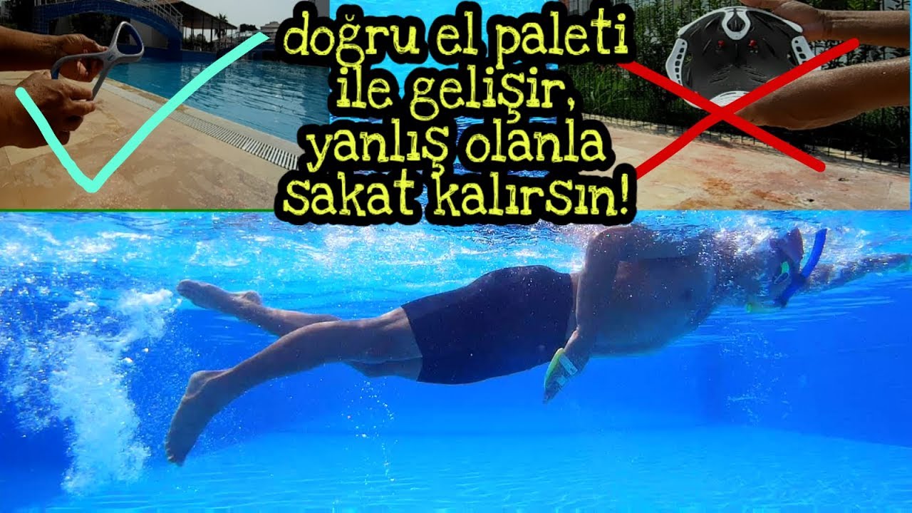 Yüzme El paleti nedir, nasıl kullanılır? Acemiler için 2 faydalı palet | nasıl yüzülür