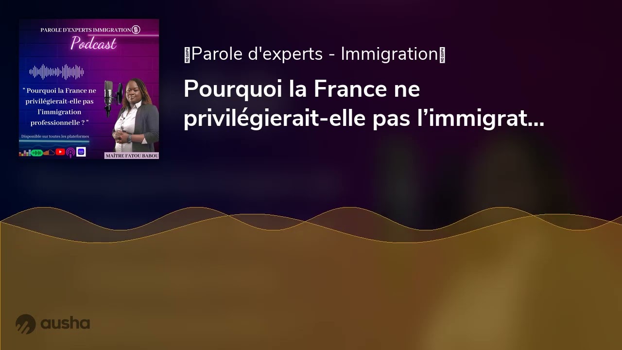 Pourquoi la France ne privilégierait-elle pas l’immigration professionnelle ?