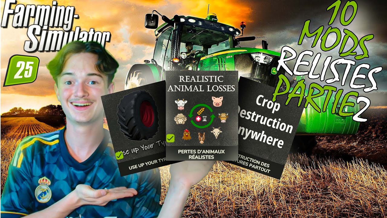10 mods RÉALISTES FARMING SIMULATOR 25 [partie 2] !
