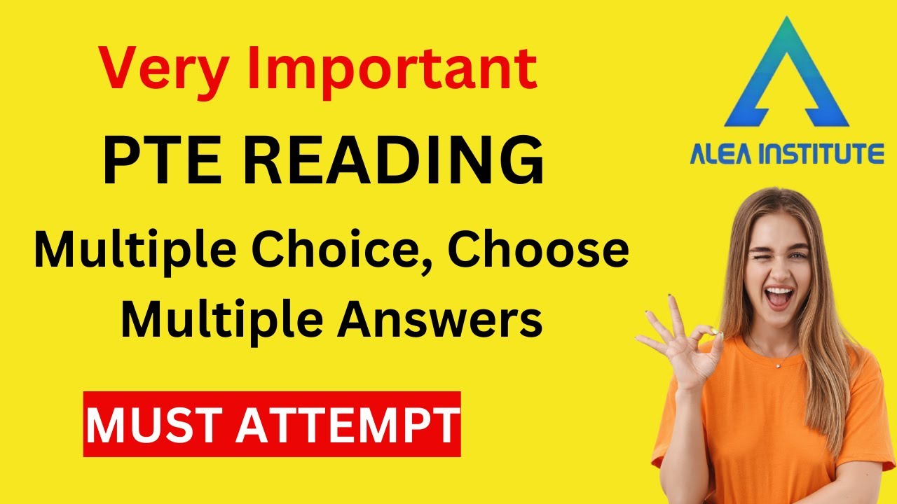 PTE Reading Multiple Choice Choose Multiple Answers Practice tests with Answer key| PTE Reading Tips