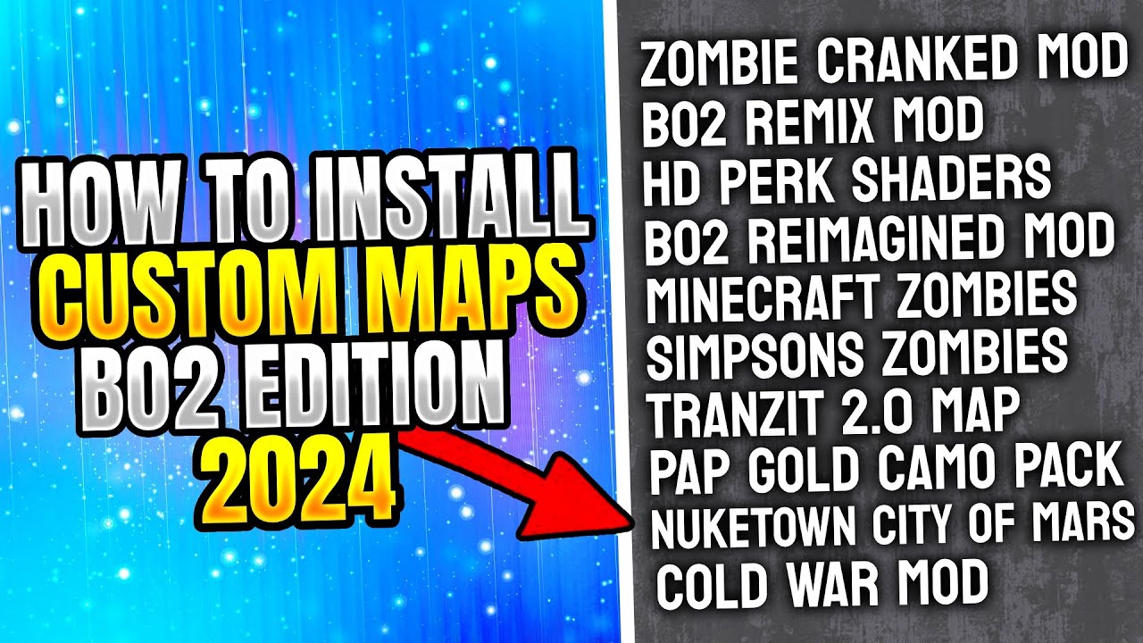 КАК УСТАНОВИТЬ КАРТЫ BO2 CUSTOM ZOMBIES В 2024 ГОДУ!! (БЫСТРО И ЛЕГКО!)