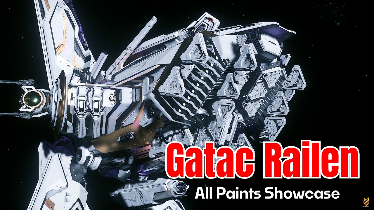 Gatac Railen: All Paints Showcase | Star Citizen