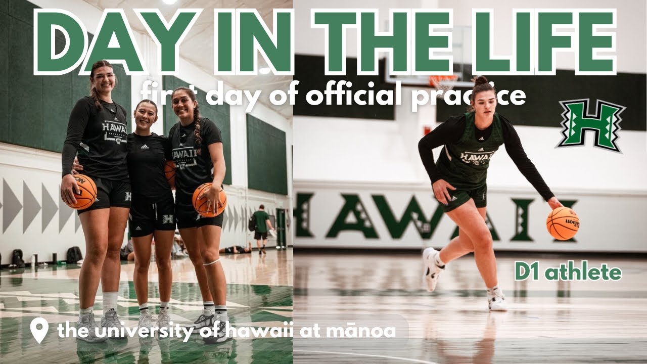 day in the life: D1 student-athlete ⛹🏻‍♀️🏝️ | the university of hawaii