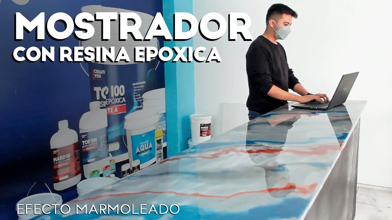 MINICURSO EPÓXICO - Como hacer un mostrador con Resina Epoxica | CREATE YOU