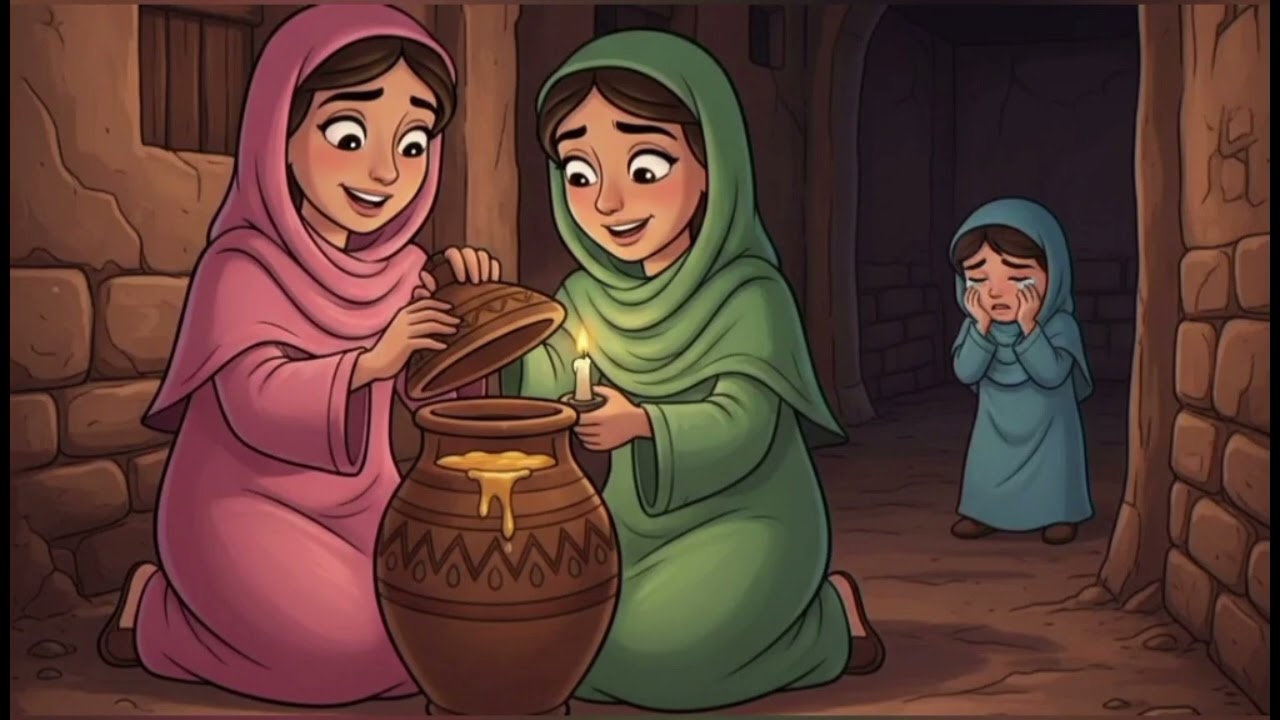 #قصة جرة العسل المكسورة و المرأة المسكينة#قصص_واقعية 