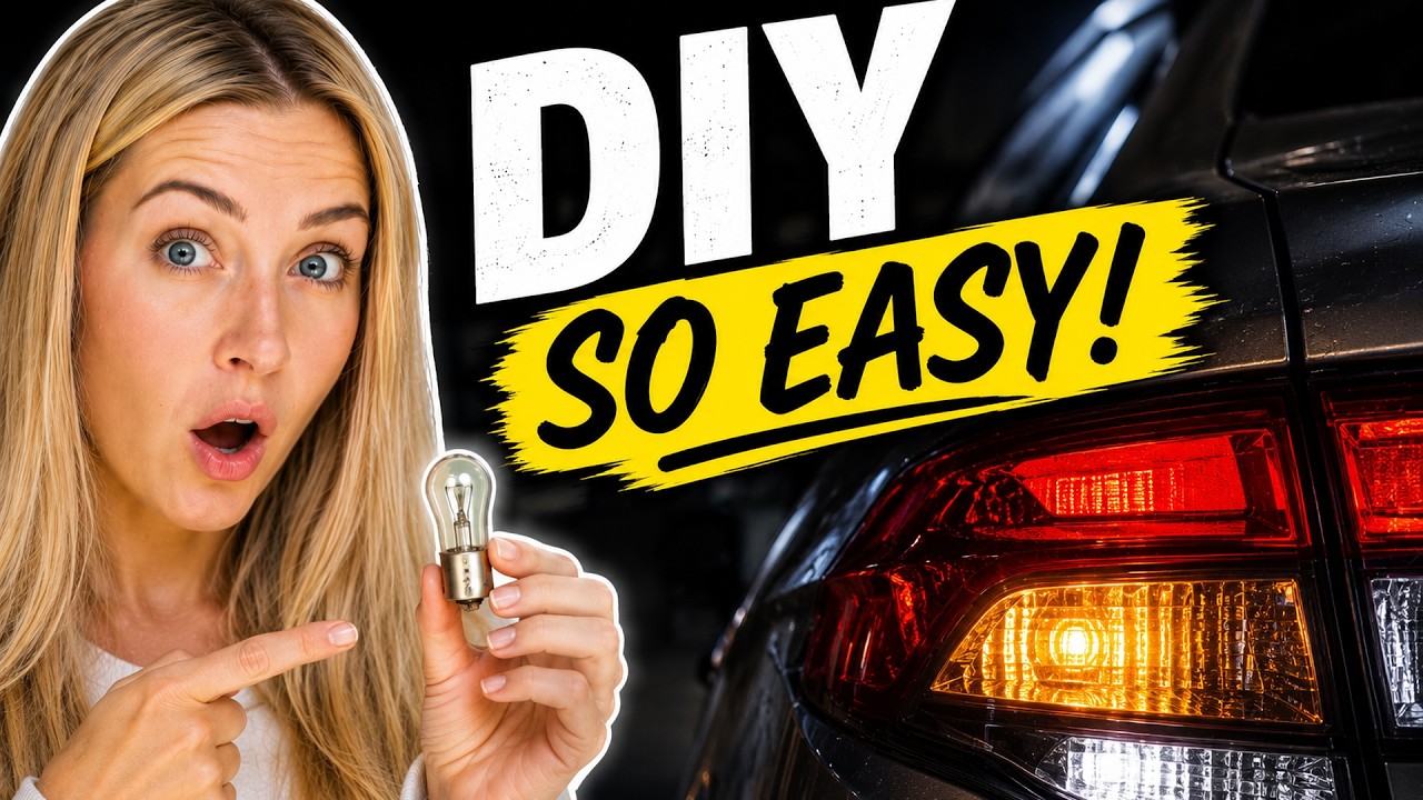 DIY Stop Light Turn Signal Running Light Bulb Replacement 2023 Toyota Corolla