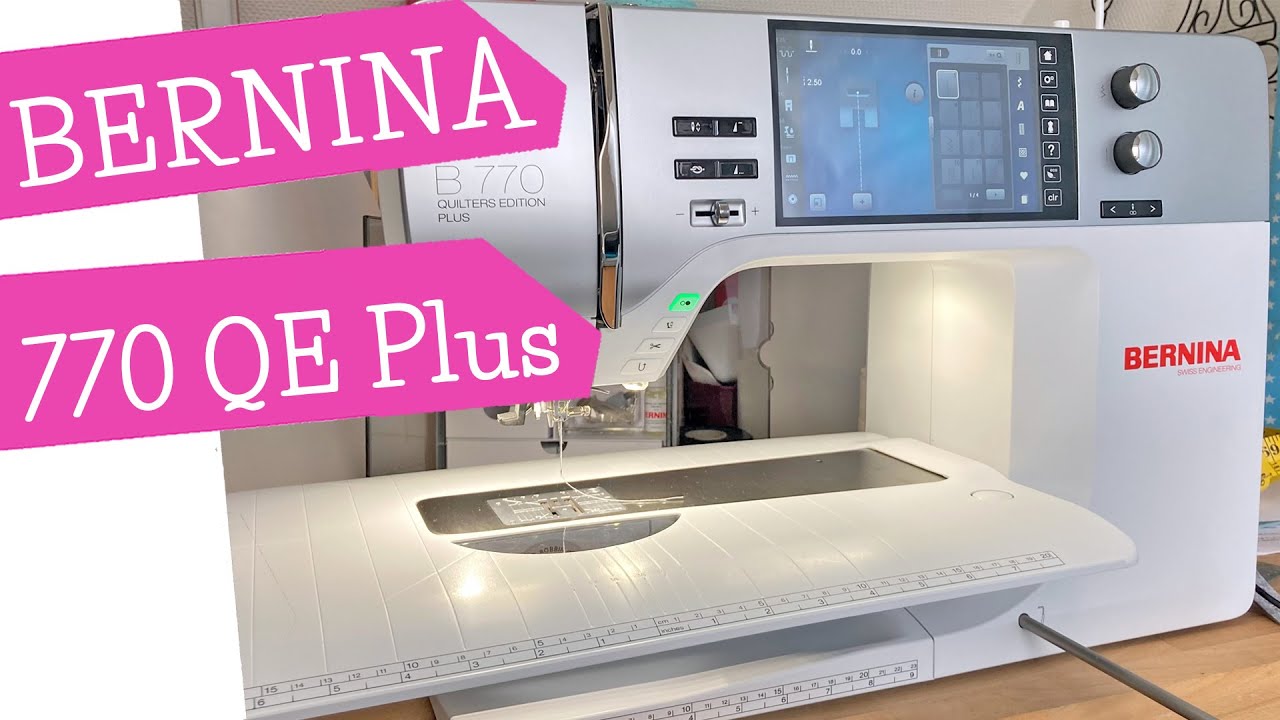 Vorstellung Nähmaschine BERNINA 770QE Plus | Nähen | Bernina Nähmaschinen | mommymade