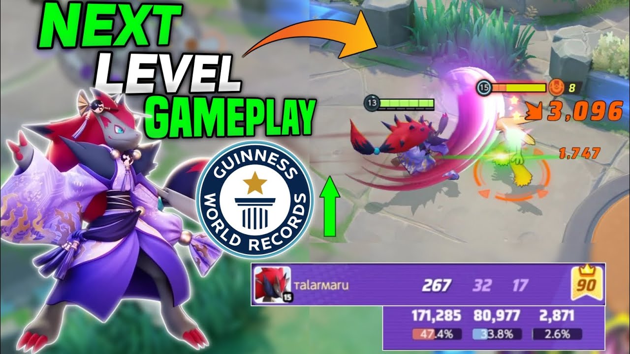 32 KILLS and 171k Damage! New World Record in Season 22! Pokemon unite Zoroark