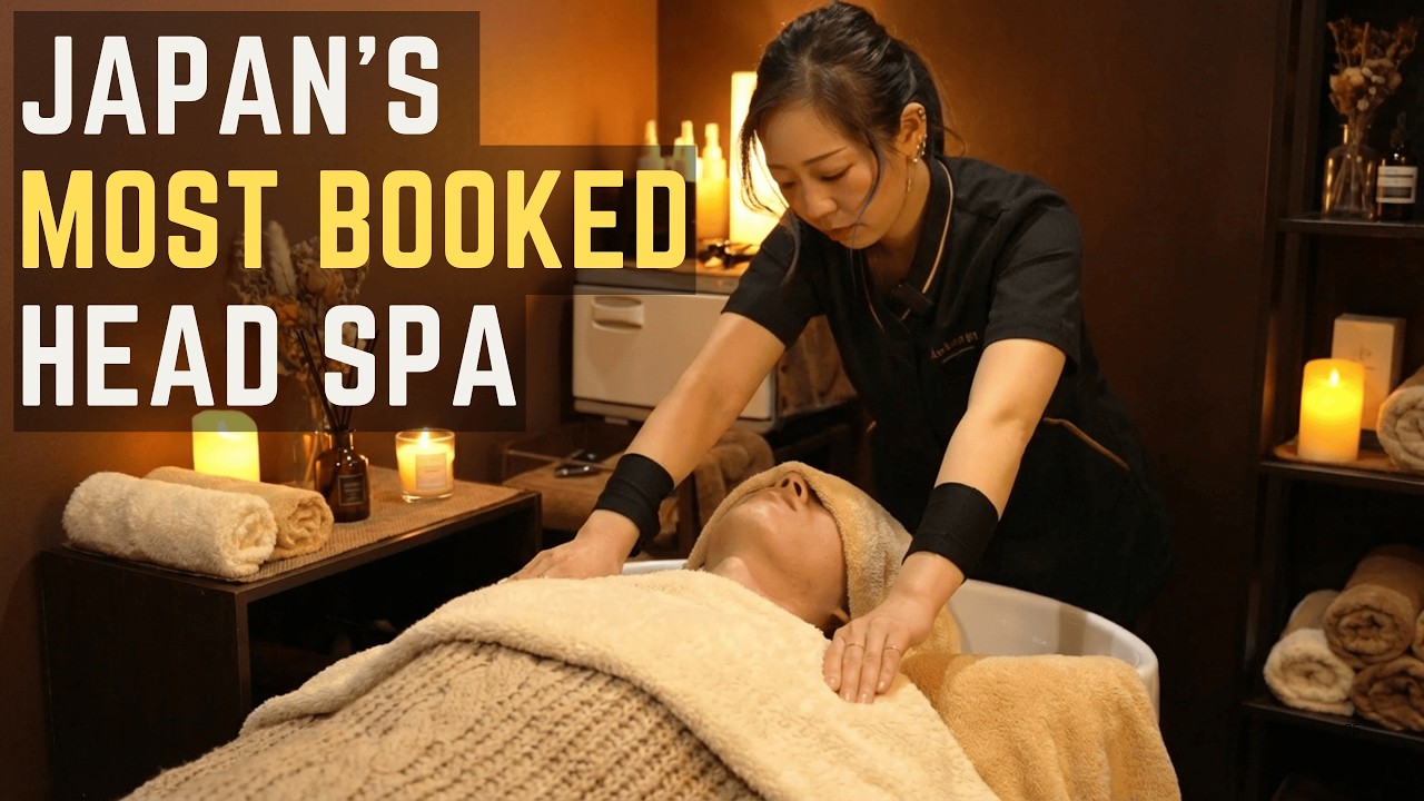 (ASMR) Months of Waiting for This Japanese Head Spa… Worth Every Second