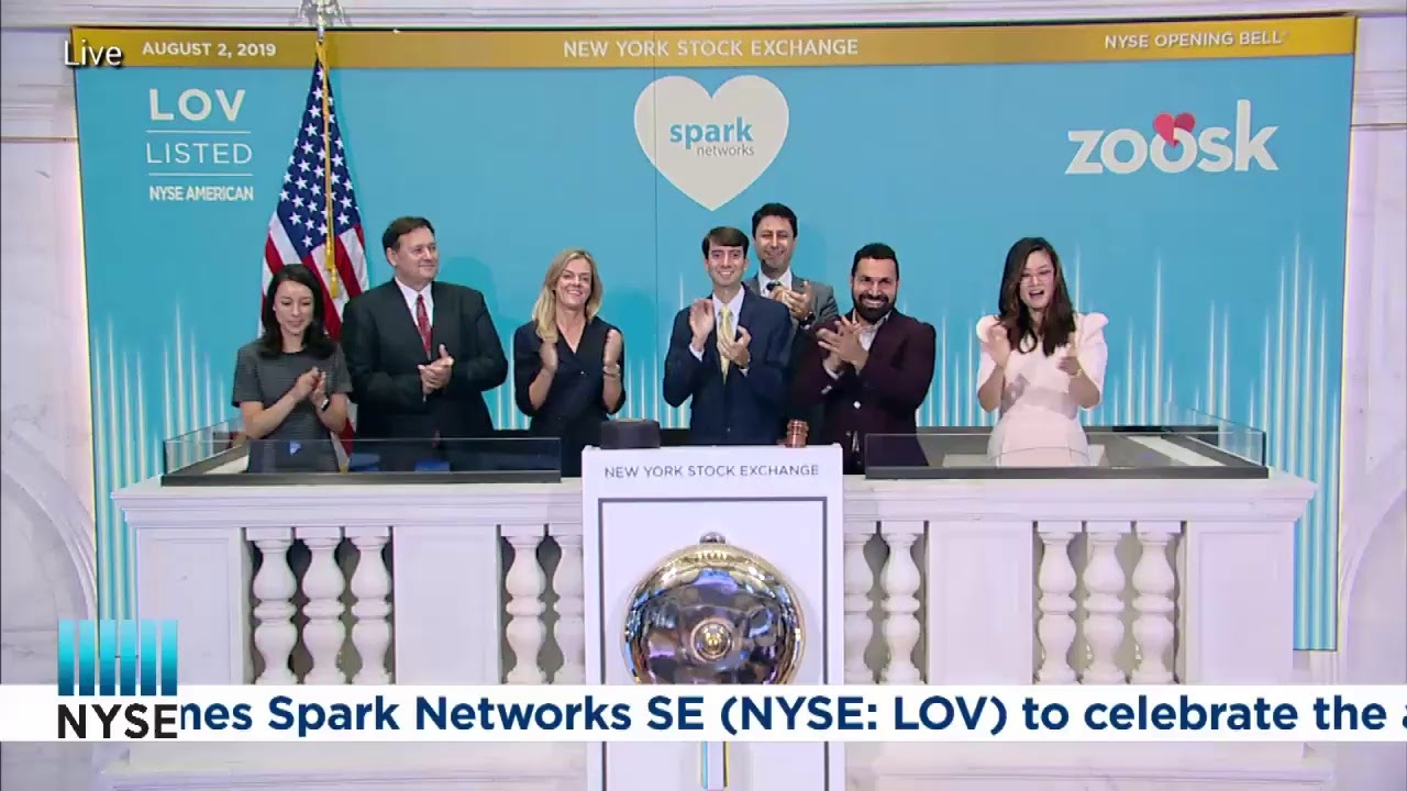SPARK NETWORKS SE (NYSE AMERICAN: LOV) RINGS THE OPENING BELL&reg;