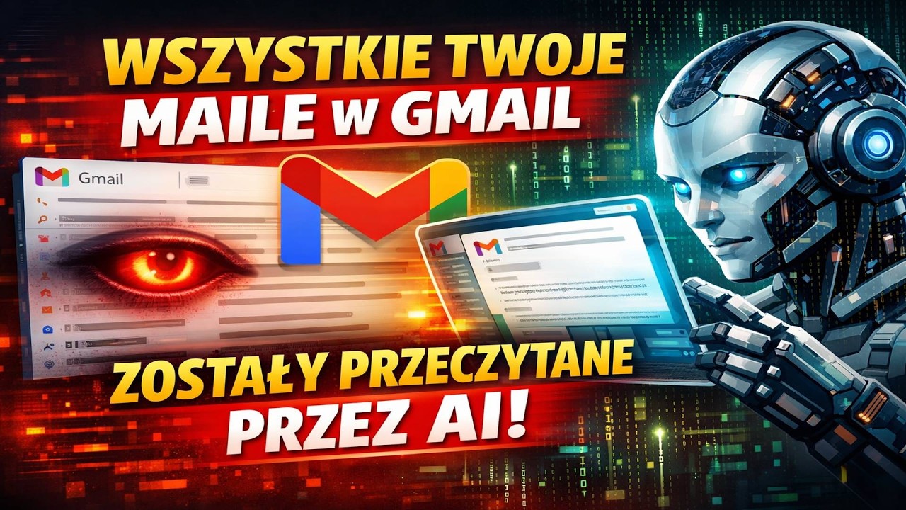 Wszystkie Twoje emaile w Gmail od Google &ndash; Zostały przeczytane przez AI