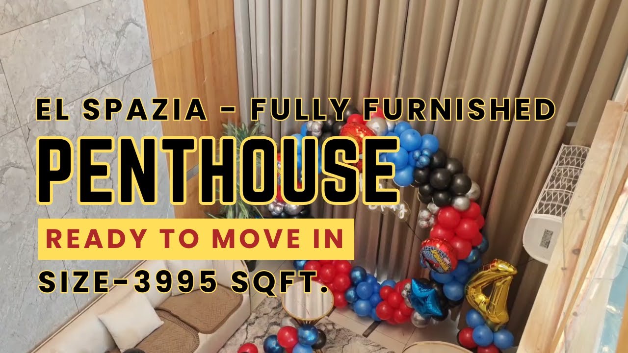Amazing Duplex 3995 Sqft | ₹4.50 Cr Luxury Apartment Tour | El Spazia PR7 Airport Road Zirakpur