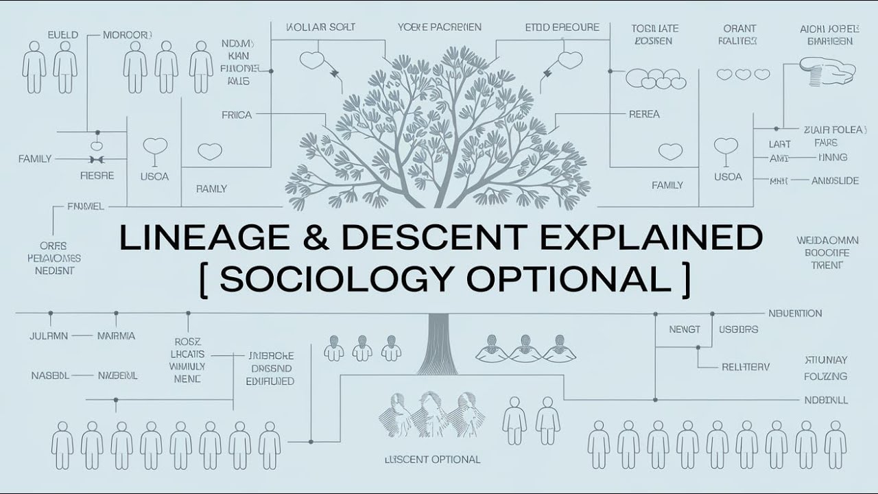 Lineage and Descent | Kinship System Simplified | UPSC Sociology Optional