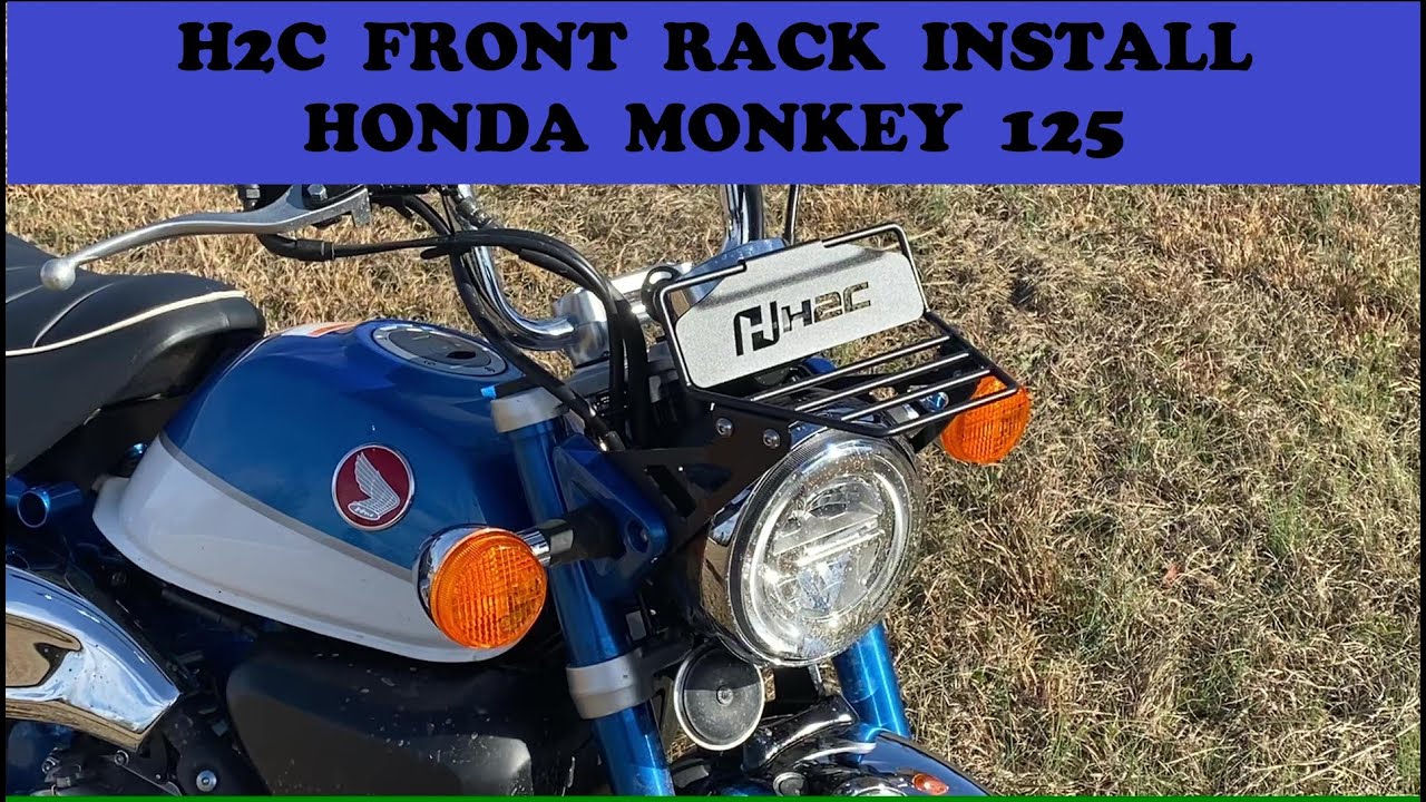 H2C Front Rack Install - Honda Monkey 125