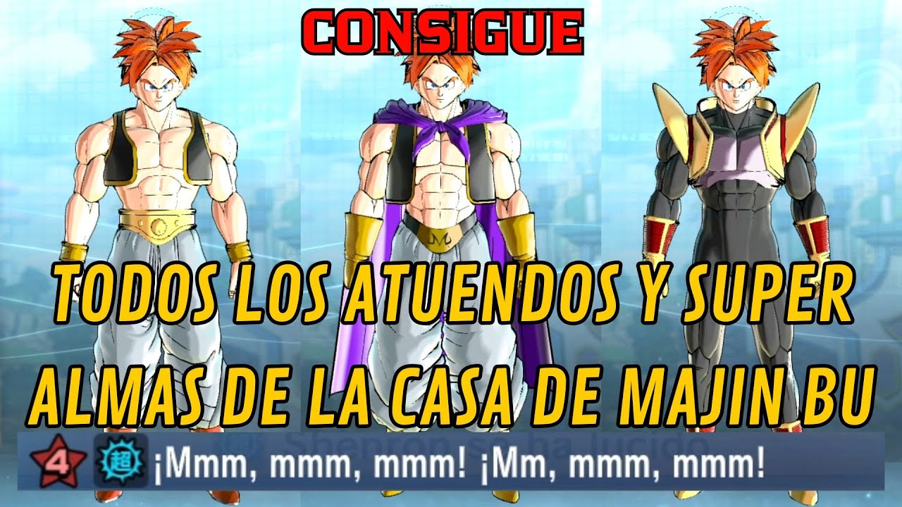 Guia CASA de Majin Buu: TODOS los Trajes y Super Almas y COMO CONSEGUIRLOS | Dragon Ball Xenoverse 2