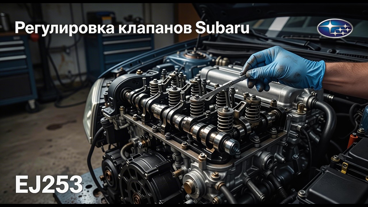 Регулировка клапанов Subaru  EJ253. ПОЛНЫЙ ПРОЦЕСС