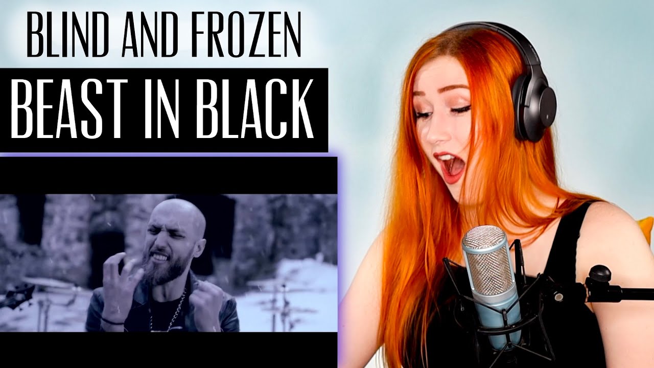 VOICE COACH REACTS | Beast In Black... BLIND AND FROZEN | yes, that sound is real...