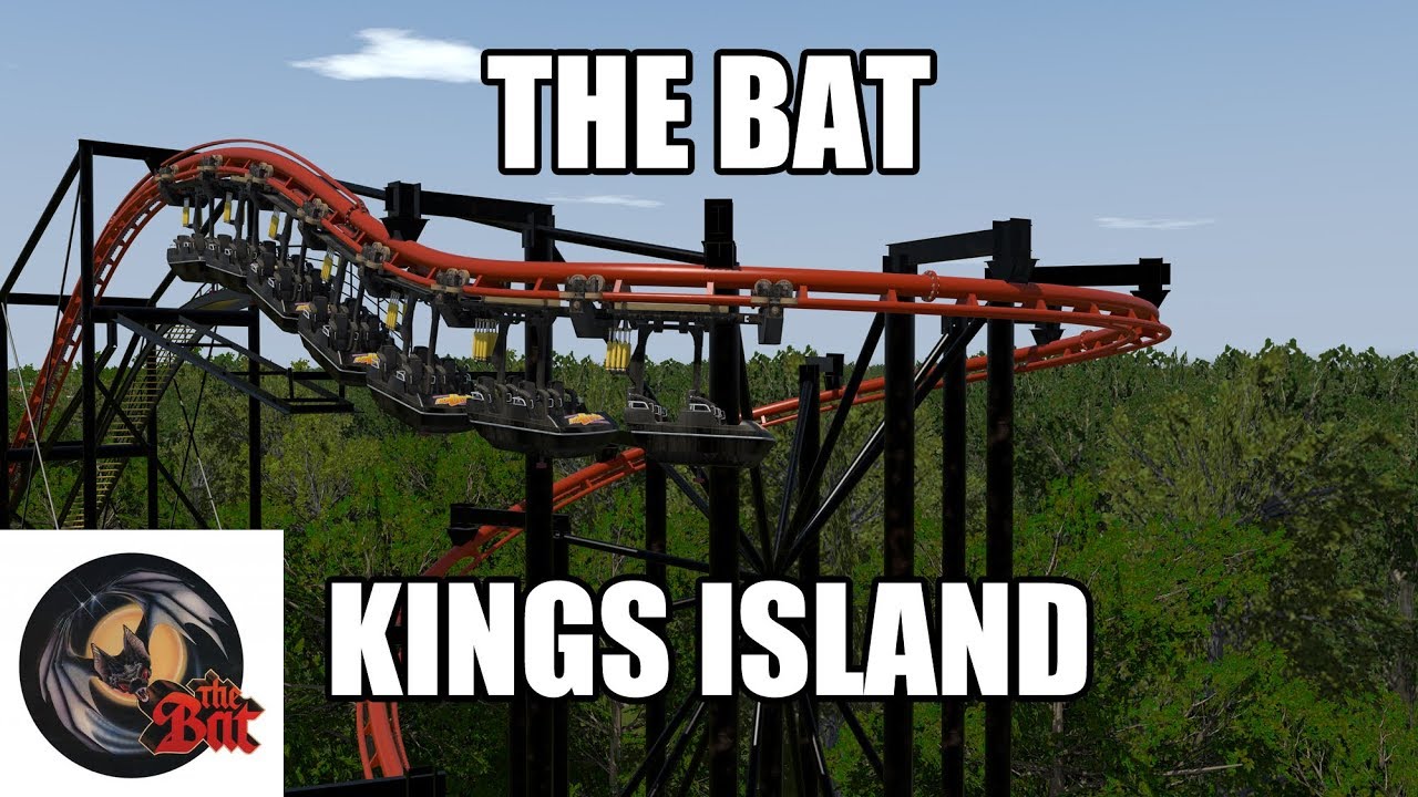 The original Bat coaster at Kings Island - recreation - NoLimits 2