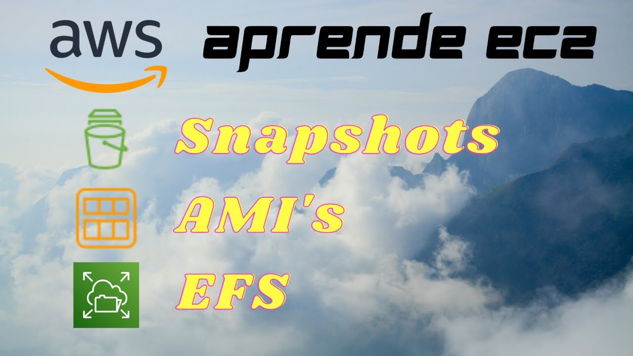 🚀 [CURSO AWS] Snapshots en EC2, creaci&oacute;n de AMI y EFS