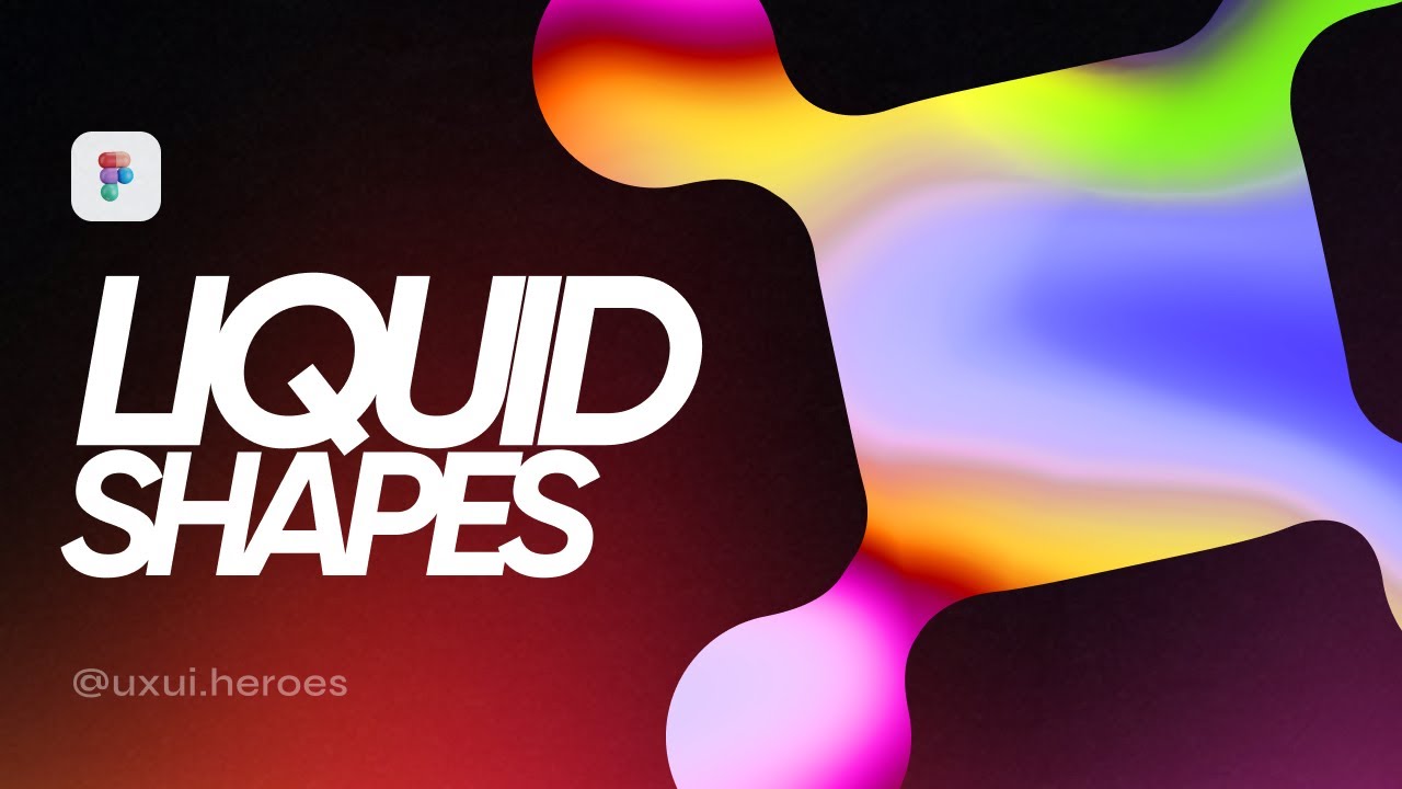 Liquid shapes in figma #figmatips #figmatutorial #figmadesign