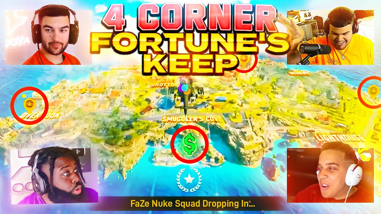 The *NEW* 4 CORNER CHALLENGE in Warzone!