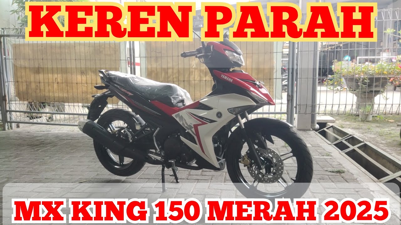 KEREN PARAH || YAMAHA MX KING 150 MERAH 2025‼️ #yamaha #yamahaindonesia #mxking2025 #mx #mxking150