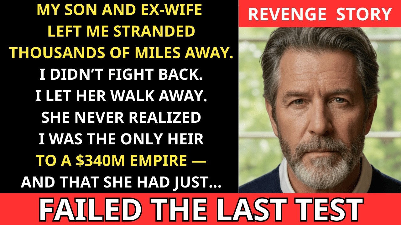 My Son and Ex-Wife Abandoned Me at the Airport — They Laughed Too Soon  ( REVENGE STORY )