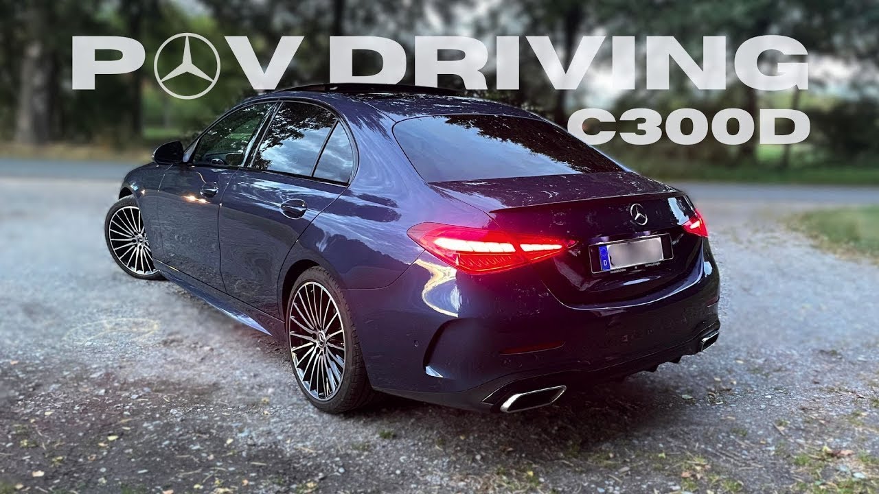 NEW Mercedes C300d with AMBIENT LIGHTS | POV DRIVE by DriveFanatic
