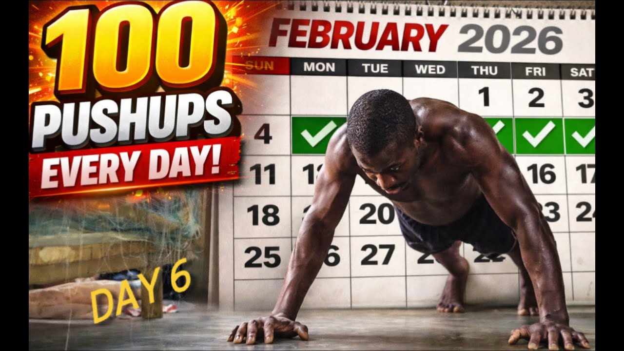 100 pushups everyday in February.... Day 6!!