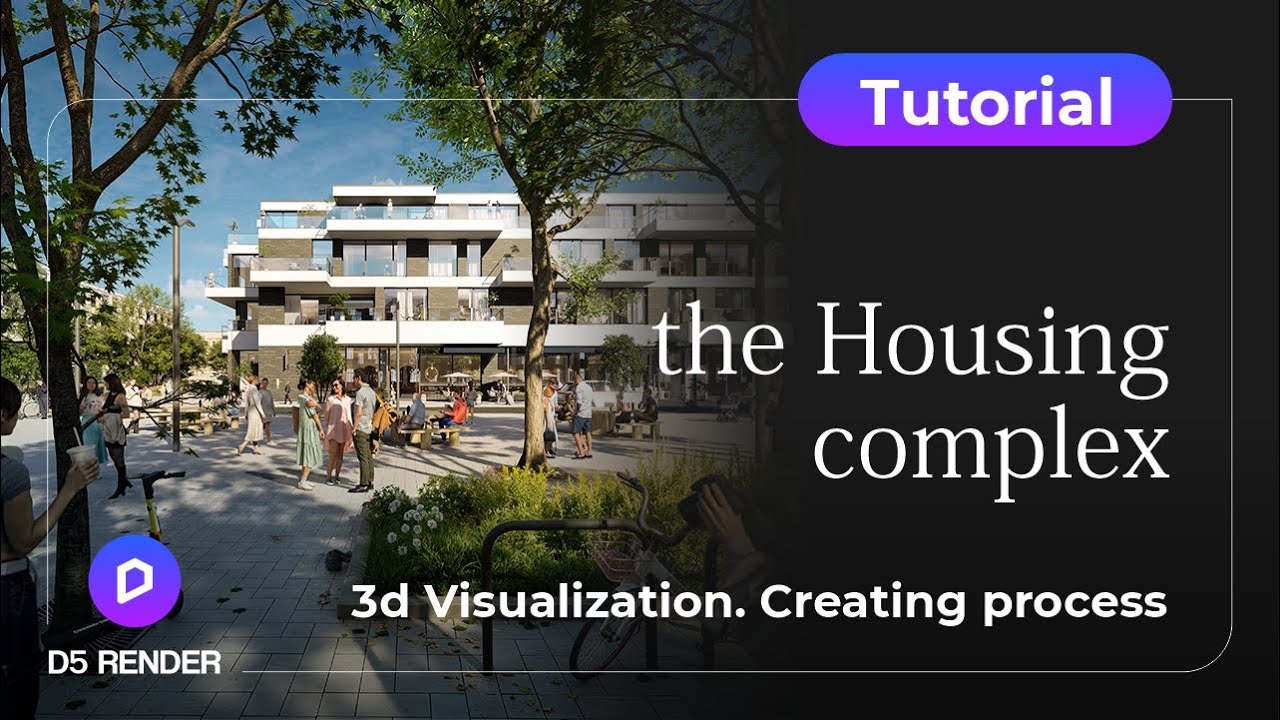 D5 Render Tutorial: Housing Complex Visualization Workflow #d5render #architecture #housing