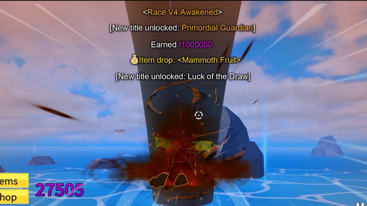 I Awakened Draco V4 Using Buddha and Portal, but This...! [Blox Fruits]