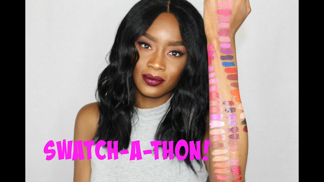 SWATCH-A-THON!!! Anastasia Beverly Hills Liquid Lipstick & Lip Gloss
