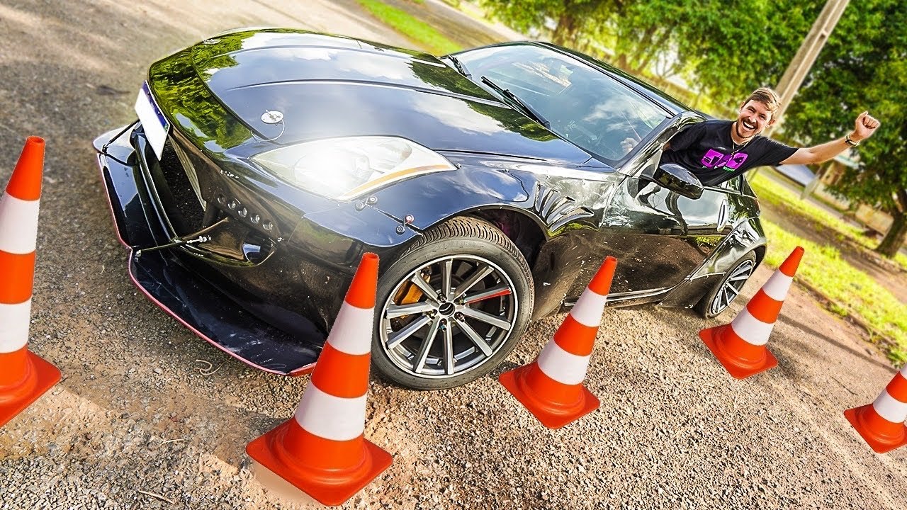Deixei o Renan fazer Drift no 350z !! * primeiro de todooos os amigos *