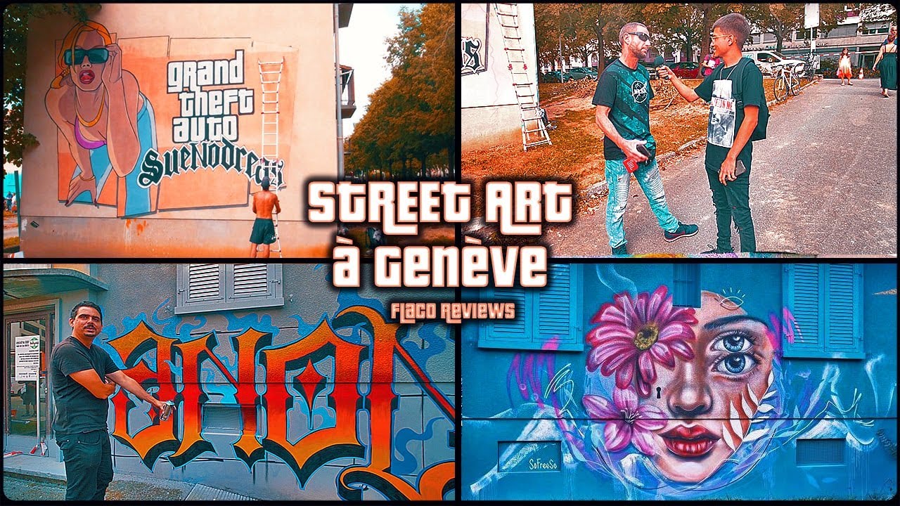 ''REPORTAGE'' 🎨 : Graffitis / Street Art À Genève  ( C'est Magnifique )