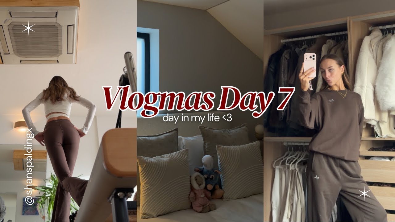 Проведи день со мной🧘‍♀️ Пилатес, работа, покупка новой одежды... Vlogmas день 7