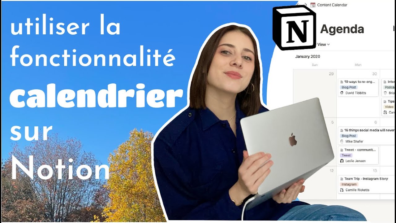 comment utiliser la fonctionnalité calendrier sur Notion // explications + tutoriel étape par étape