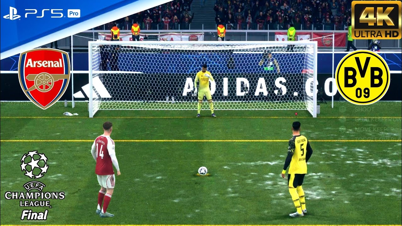 FC 26 - Arsenal Vs Borussia Dortmund | Champions League FINAL 2026 Penalty Shootout [PS5 Pro 4K60]
