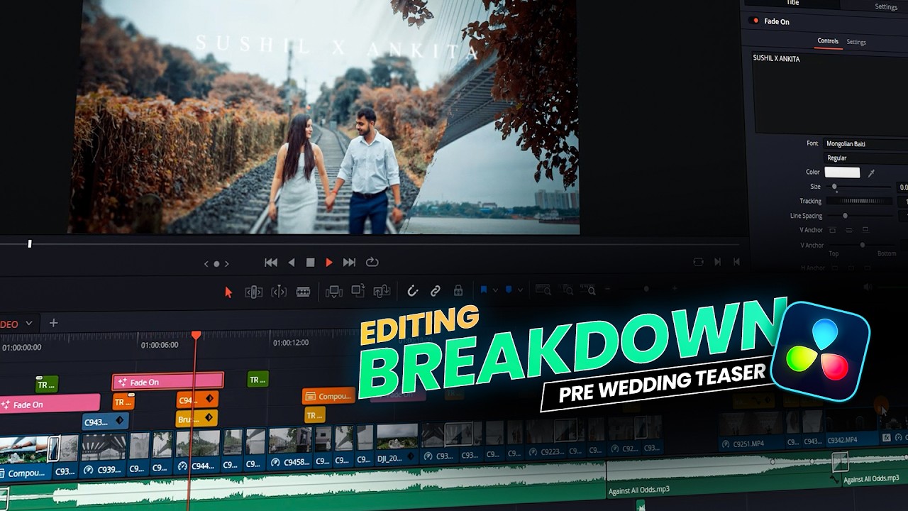 Pre Wedding Editing Breakdown | DaVinci Resolve Bangla Tutorial